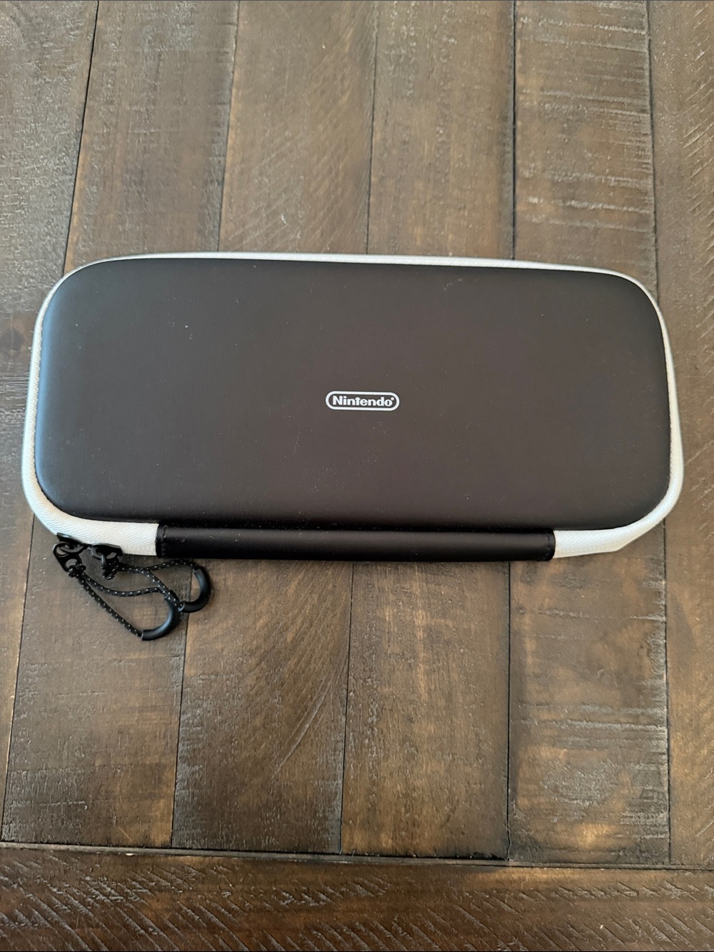 Nintendo Black and White Travel Case with Clip